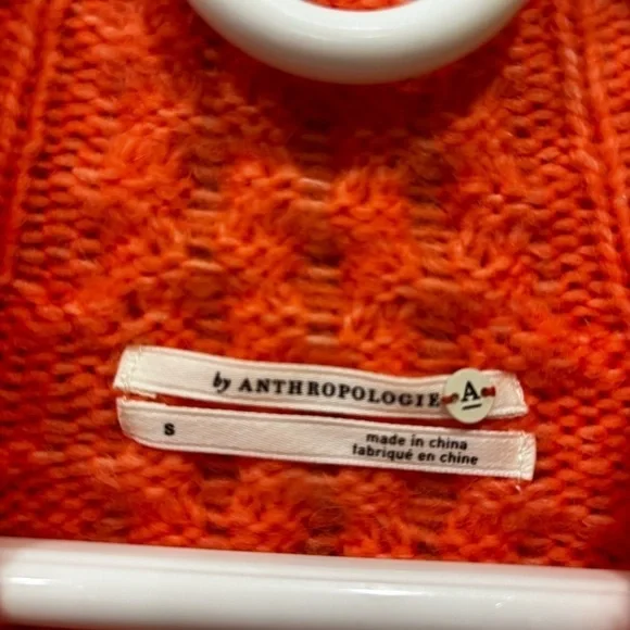 Anthropologie Bia Mock Neck Tunic Alpaca Blend  Sweater Women’s Size Small - Picture 4 of 16